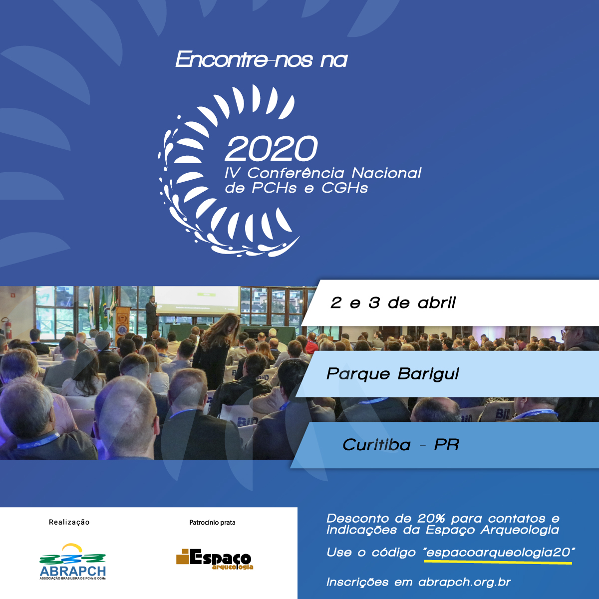 Espaço na IV Conferência Nacional de PCHs e CGHs